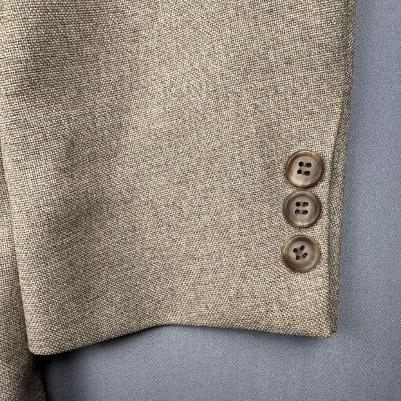Vintage Levi Panatela Sportswear Men's Size 38S Heathered Brown Suit Coat Jacket - Picture 5 of 15